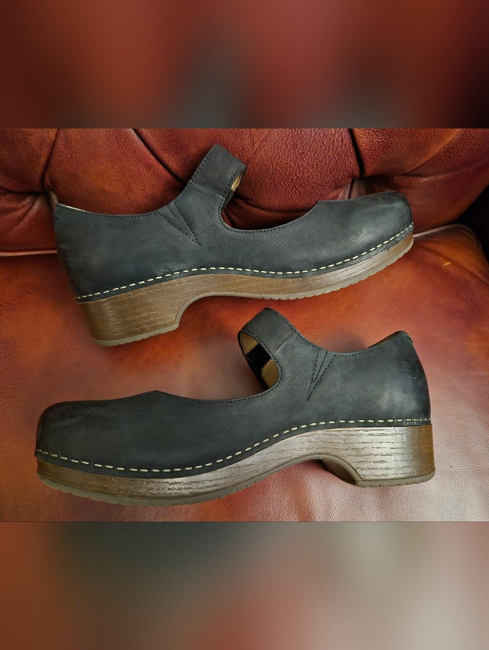 Dansko Beatrice Mary Jane Clog Size 40 Or Us 9.5/10 - Picture 5 of 7
